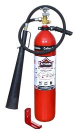 CARBON DIOXIDE CO2 TYPE WHEEL MOUNTED FIRE EXTINGUISHER Manufacturers, Suppliers, Exporters in Ahmedabad