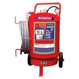 Dry Chemical Powder Bc Powder Cartridge Type Wheel Mounted Fire Extinguisher Manufacturers, Suppliers, Exporters in Ahmedabad